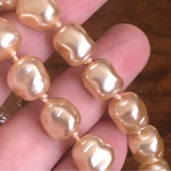 Madewell double strand cream faux pearl bracelet - Picture 3 of 6